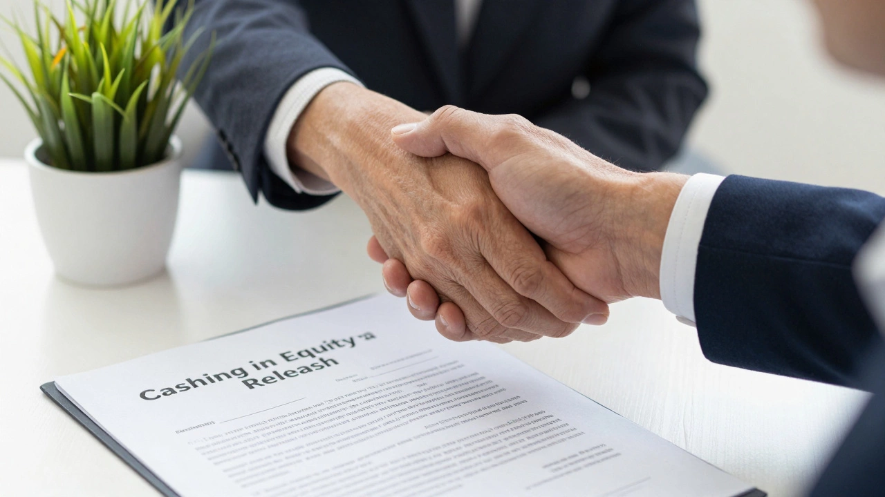 Hands signing a lease agreement with a financial advisor