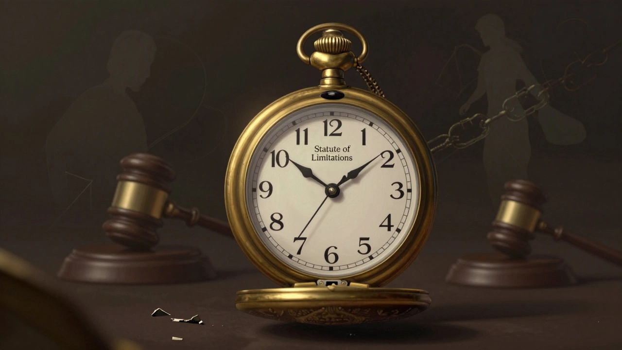 Vintage clock symbolizing the statute of limitations on debt